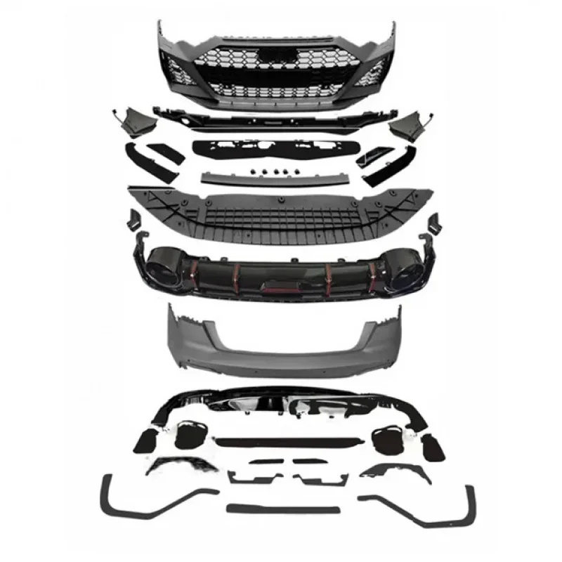 

Прямая продажа с фабрики, модифицированный передний бампер в сборе, обновленный комплект кузова A6, сменный комплект кузова RS6 2019-2023