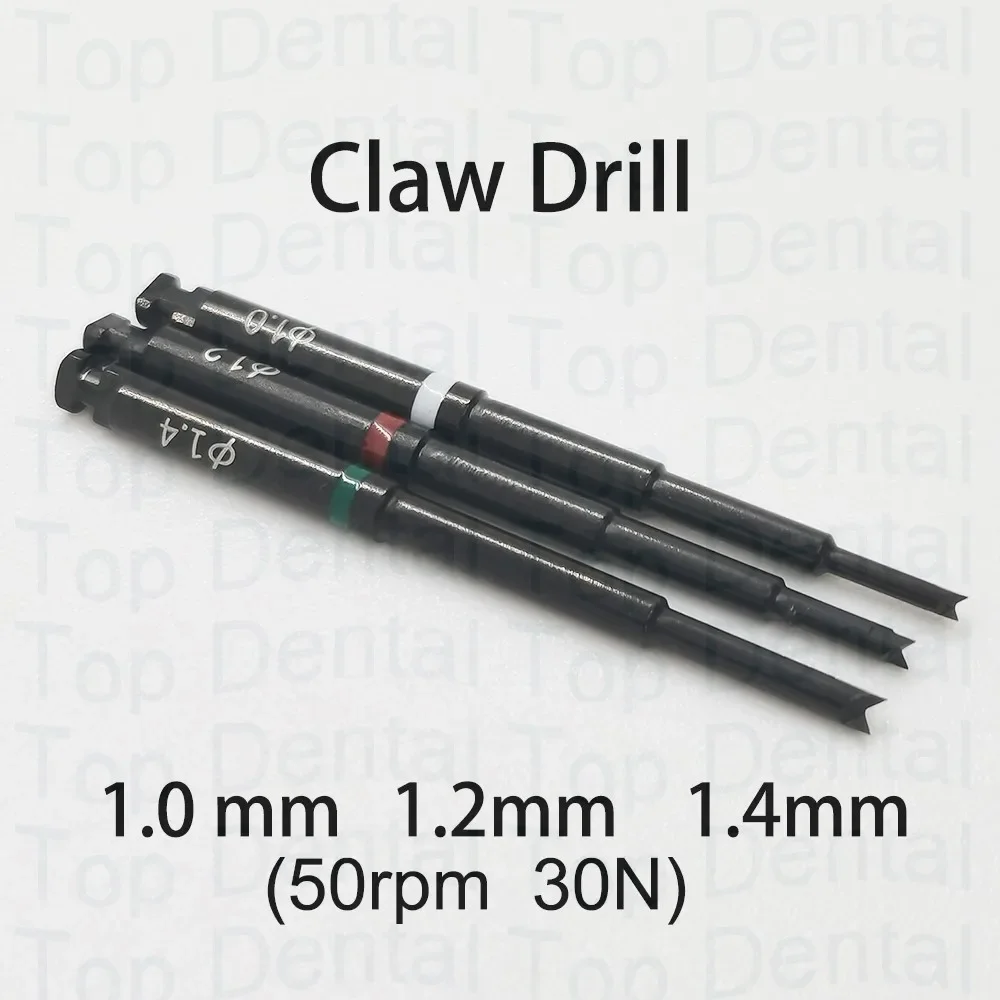 Dental Broken Screw Extractor Claw Drill Reverse Drill Failed Fixture Remover Implant Screws Bur Tool