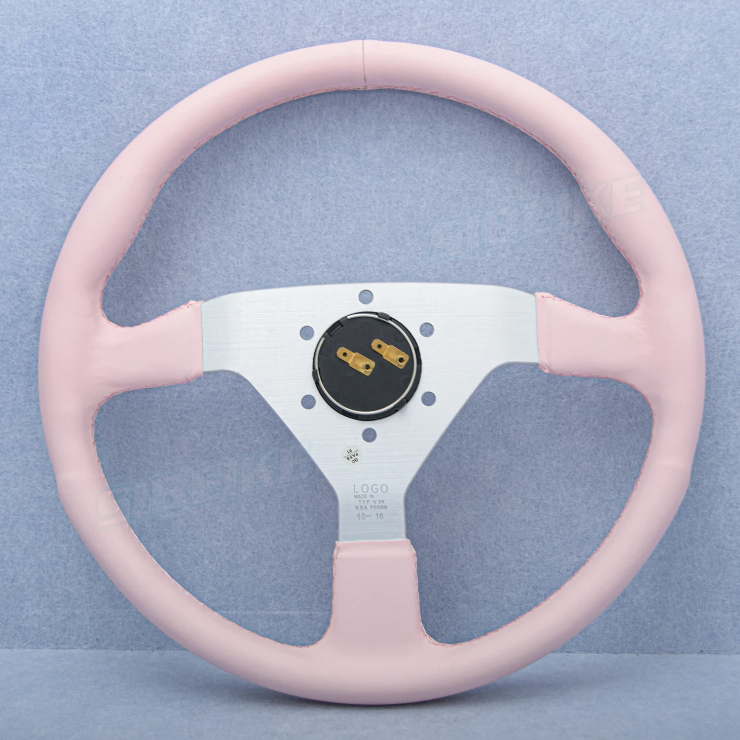 JDM 14inch Pink Montecarlo Steering Wheel Universal Modified Car Sports Steering Wheel