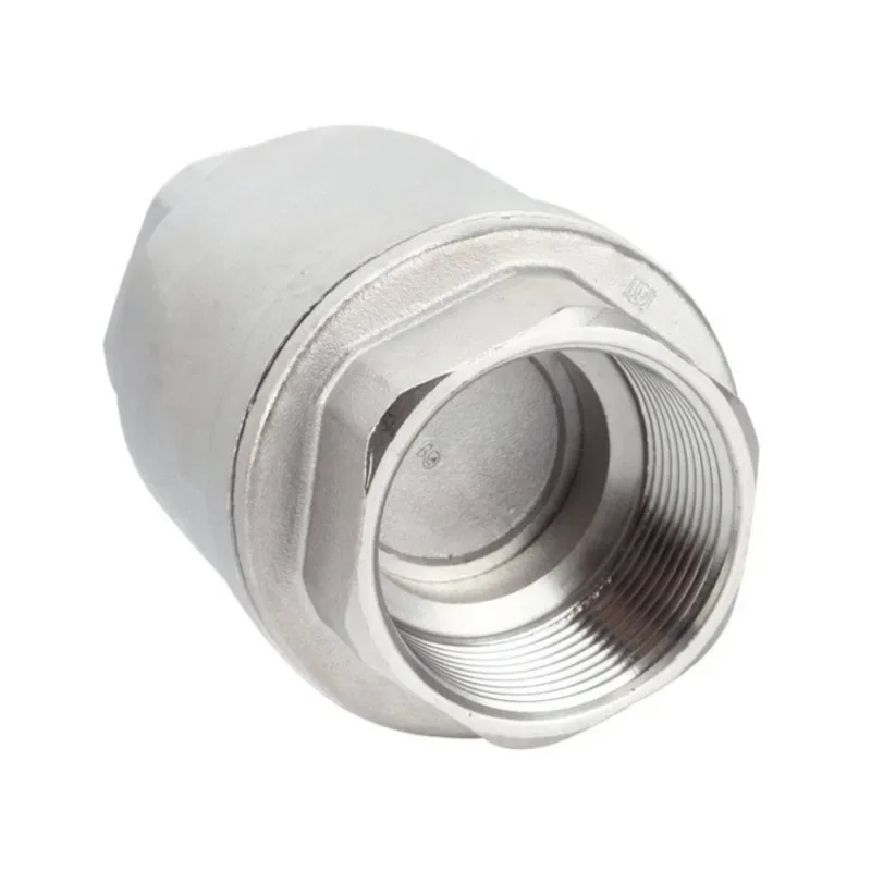 

304 stainless steel wire port vertical check valve H12W-16P internal thread buckle check valve, vertical check valve