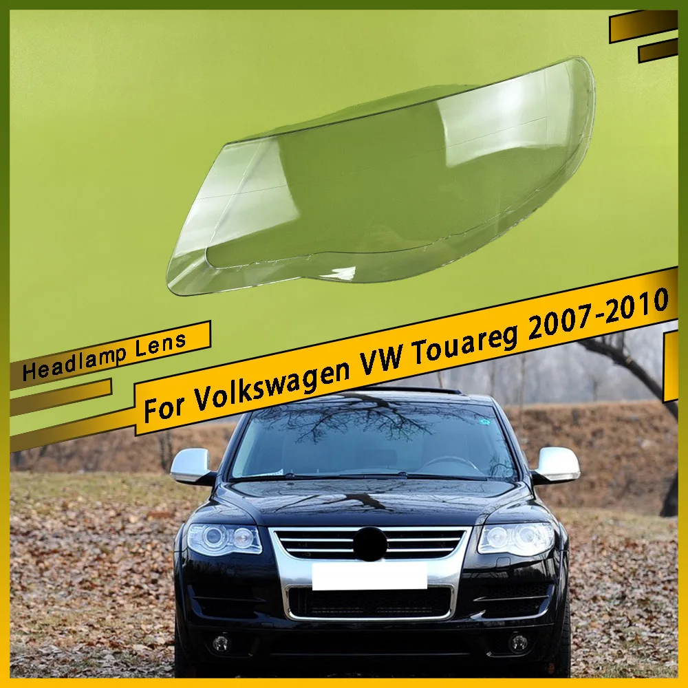 

For Volkswagen VW Touareg 2007 2008 2009 2010 Headlamp Lens Transparent Shell Headlight Glass Replace The Original Lampshades