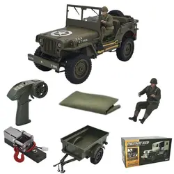 JJRC C8815 Rc car 1941 JEEP WILLYS 2.4g 4wd RTR Crawler climbing scale military truck off-road vehicle toy gift for children