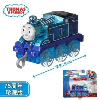 Original Thomas & Friends Trackmaster Train Rainbow Children Toys for Boys Diecast Railway Vehicle Percy NIA Sandy Harold Gift