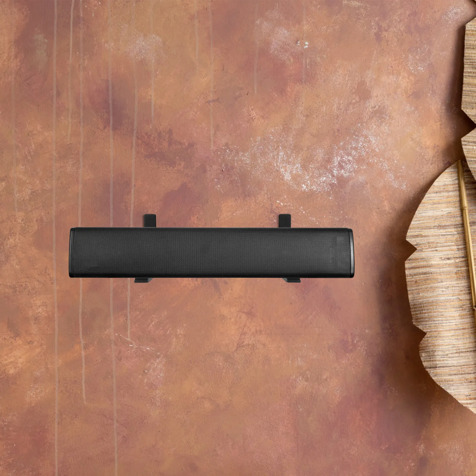 2Pcs Wall Mounted Speaker Bracket Metal Soundbar Stand for Small Speaker Mount Shelf Corner Shelf Audio Support