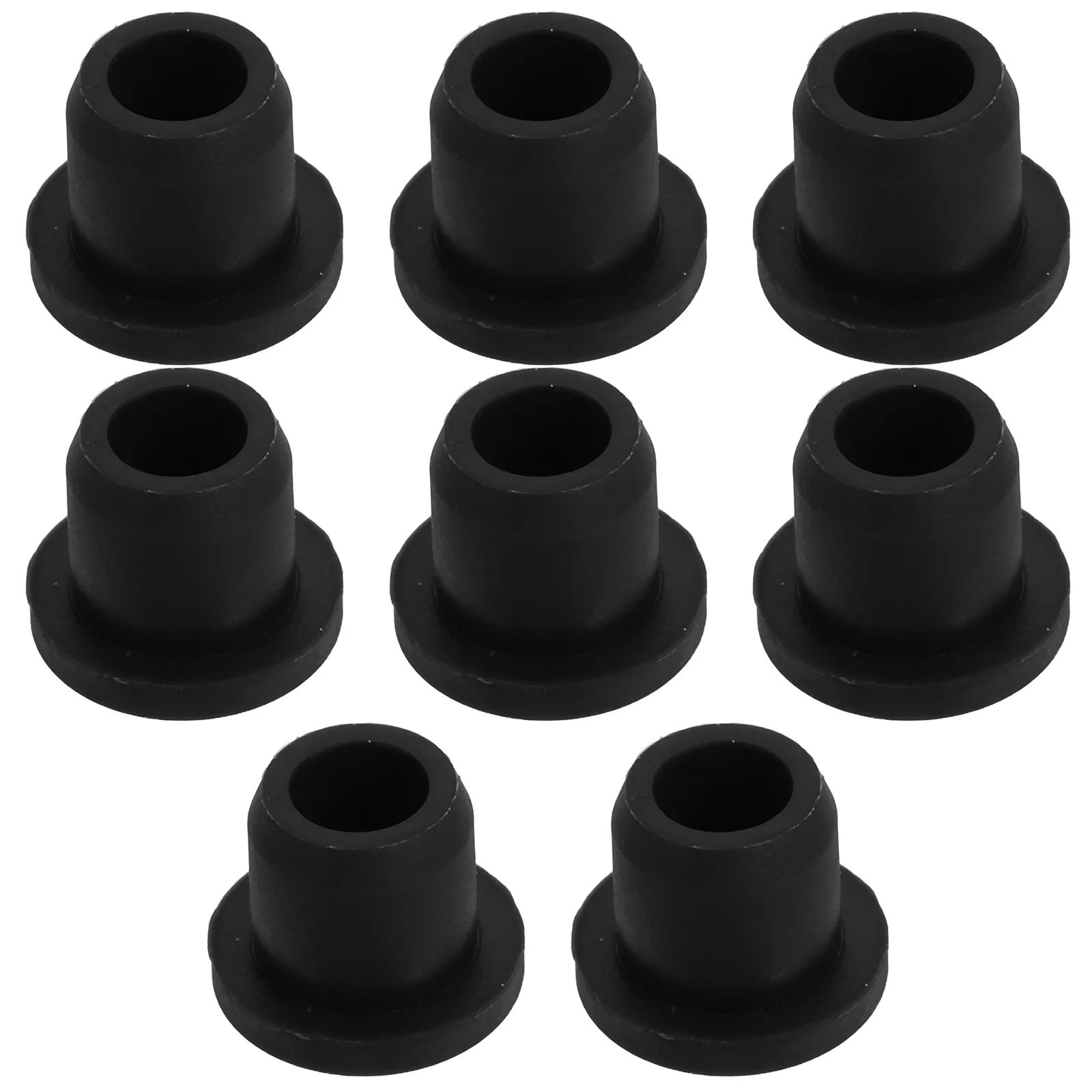 

8Pcs Rubber Stoppers for Lab Sealing Black Hollow Plugs Leakproof Vial Bottle Test Tube Caps Multipurpose Household Kitchen