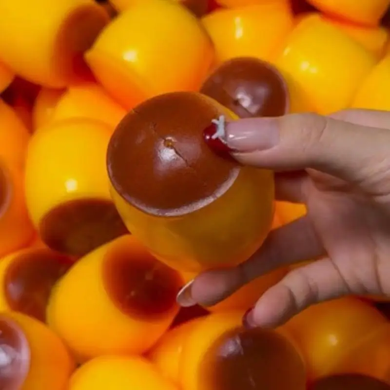 Pelota Blanda de Caramelo para Apretar, Juguete Sensorial ASMR de Forma de Comida, de Ascenso Lento, para Aliviar el Estrés y la Ansiedad
