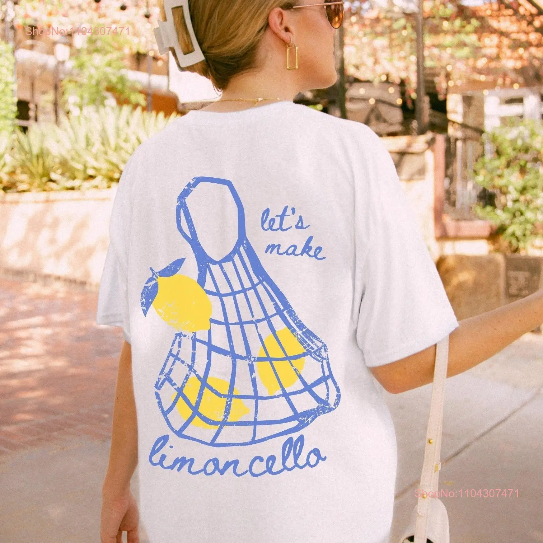 Limoncello T Shirt Lemoncello Tomato Girl Summer Amalfi Coast Italy Italian Lemon FruiT long or short sleeves