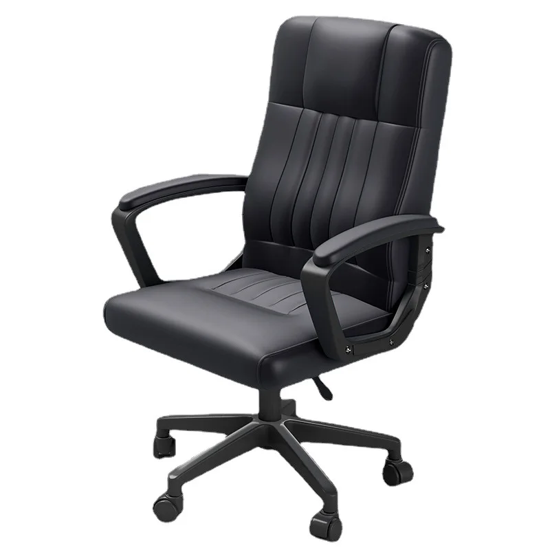 Armrest Fixed Armrest Ergonomic Stool High Back Revolving Office Chair
