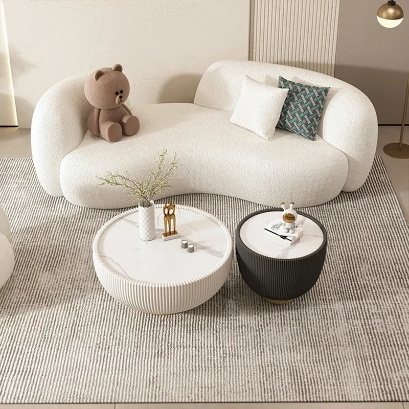 أرائك غرفة المعيشة الإيطالية مصممة للاسترخاء الفاخرة والحد الأدنى الاسكندنافية بمقعدين لتزيين غرفة الصالونات والمكتب التجاري #2