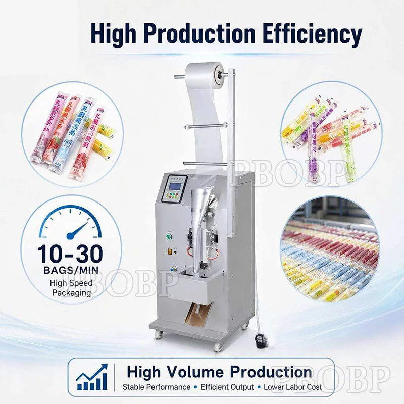 Including Tariffs Automatic Self Suck Liquid Dispenser Oil Liquid Condiment Bag Back Sealing Packing Filling Machine