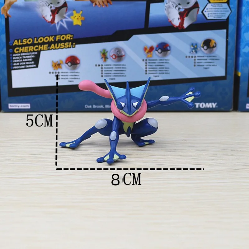 5cm Cartoon greninja animal Action Figures Doll hard PVC kid collection toy