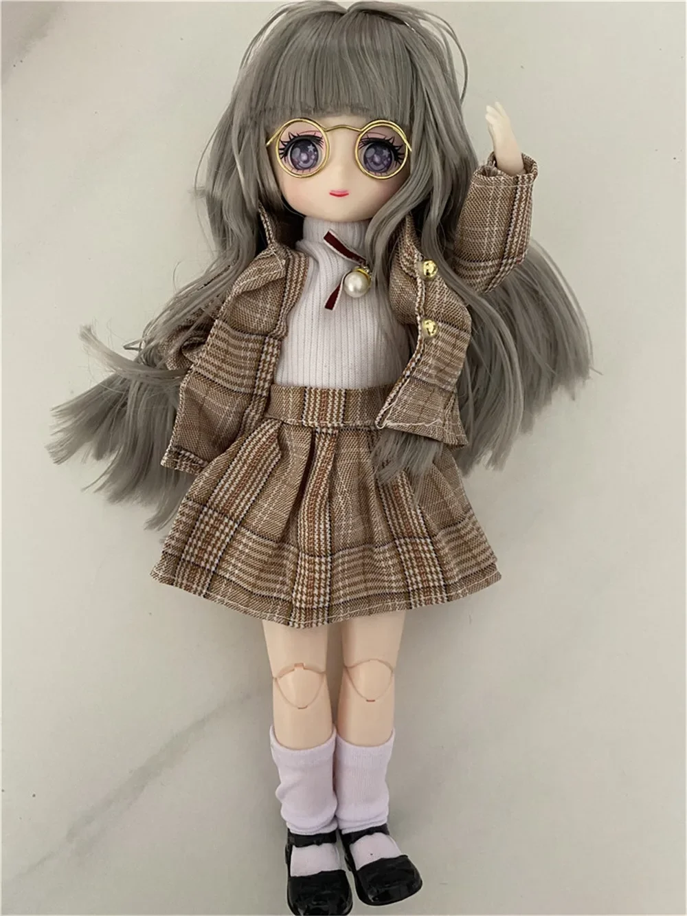 

Куклы BJD для девочек 30 см Kawaii 6 очков, подвижные куклы со модной одеждой, мягкие волосы, нарядные игрушки для девочек, подарок на день рождения, кукла, новинка