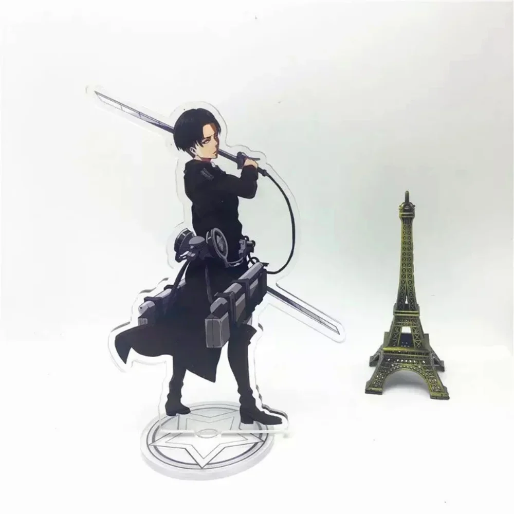 Attack on Titan Acrylic Stand Figure, Anime Plate Holder, Topper, Shingeki No Kyojin, Mikasa, Eren Armin, Levi, Erwin Hange, HM