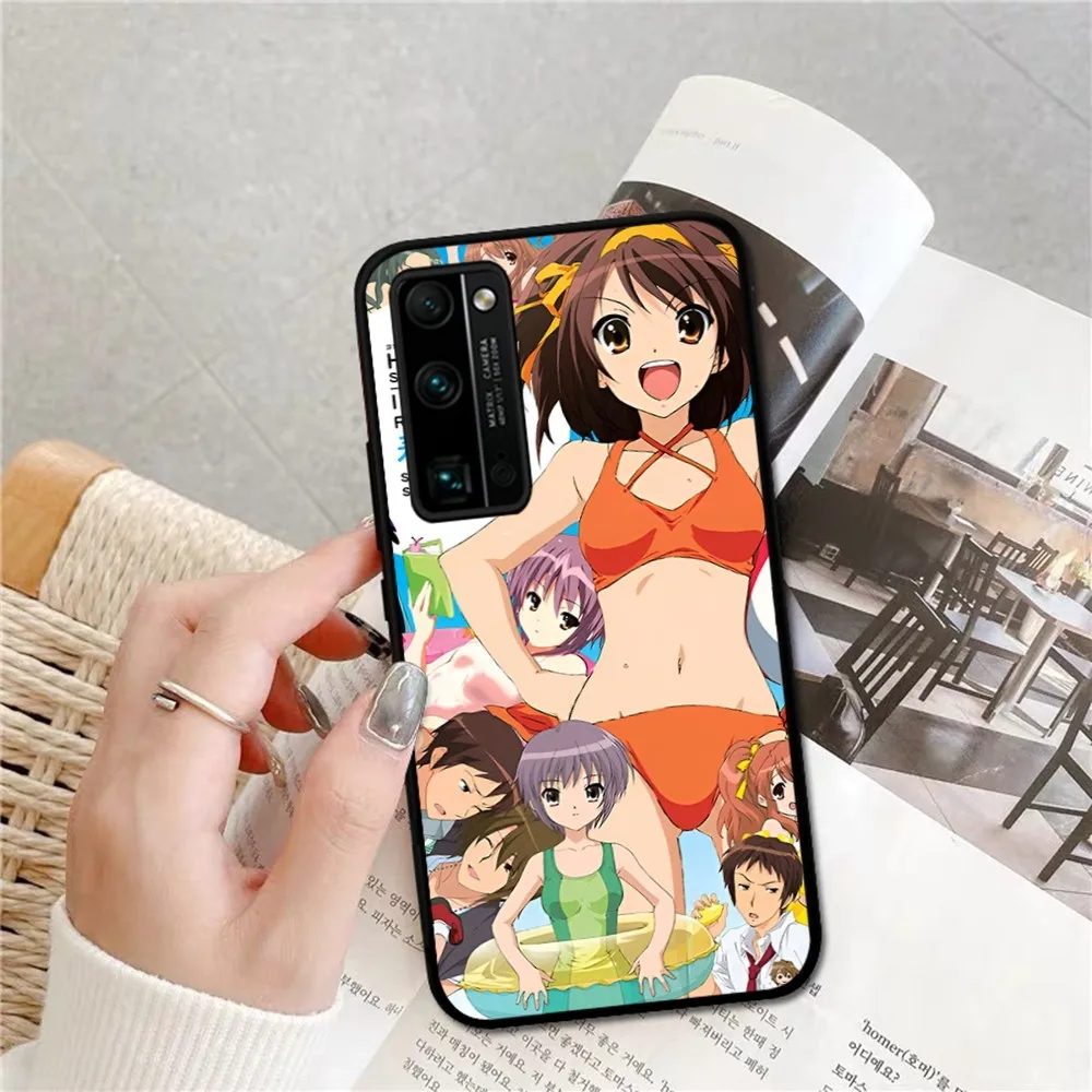 Haruhi Suzumiya Phone Case For Huawei Honor 10 lite 9 20 7A 9X 30 50 60 70 pro plus Soft Silicone Cover