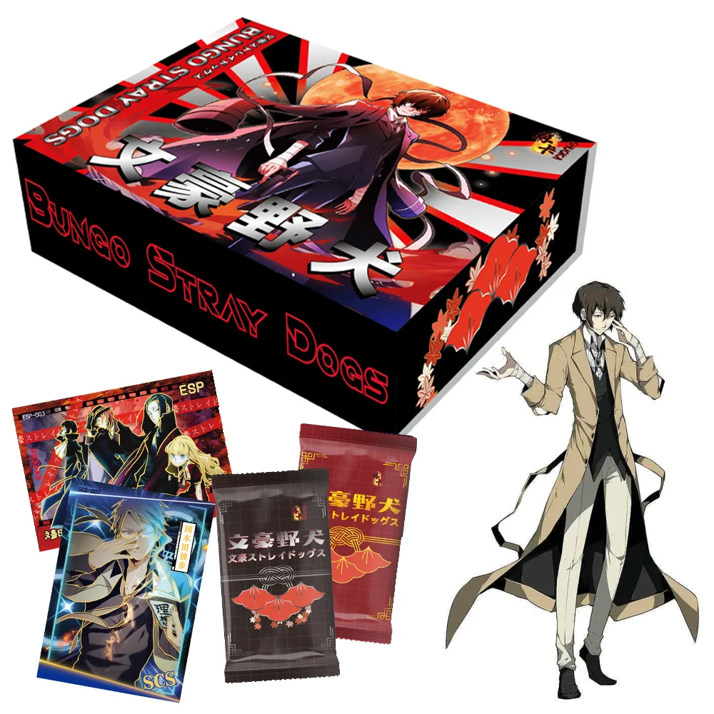 Tarjetas de Anime Bungo Stray Dogs, SHUOKA, Nakajima, ACG, TCG, CCG, caja de refuerzo de Anime japonés, regalo de juguetes y pasatiempos Doujin,