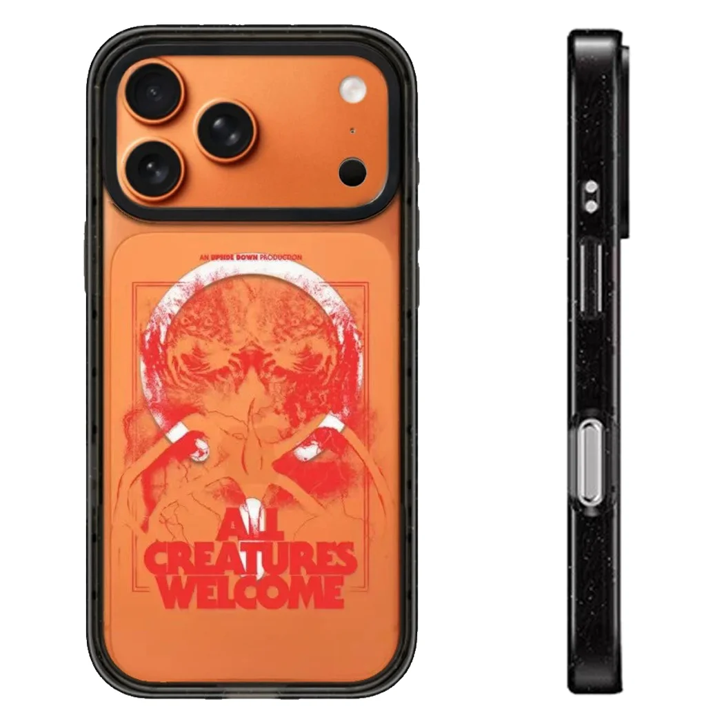 Popular Transparent Monsters Acrylic Black Border Phone Cover for IPhone 12 13 14 15 16 17 Pro Max Case for IPhone 17Air