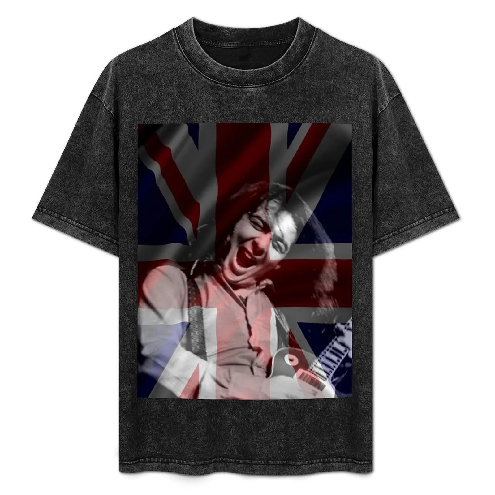 Union Jack Special: Camiseta Bernie Marsden com estampa minimalista