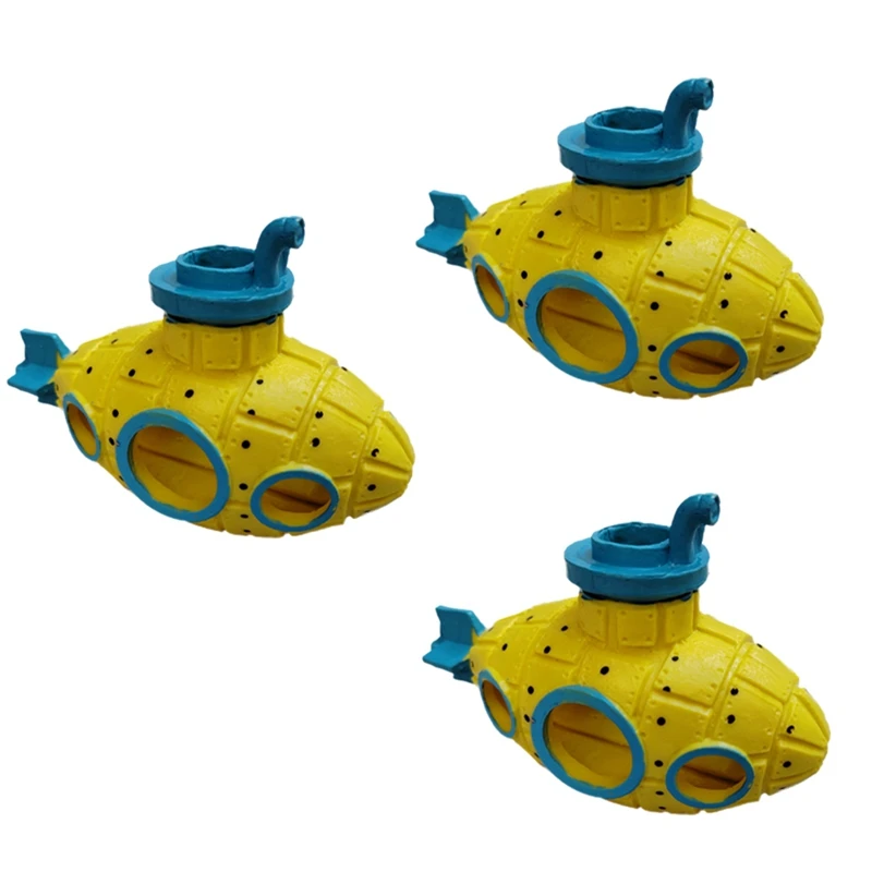 Resin Submarine Ornaments, Fish & Shrimp Shelter Landscaping Accessories, Suitable for Aquarium Fish Tank Decoration C