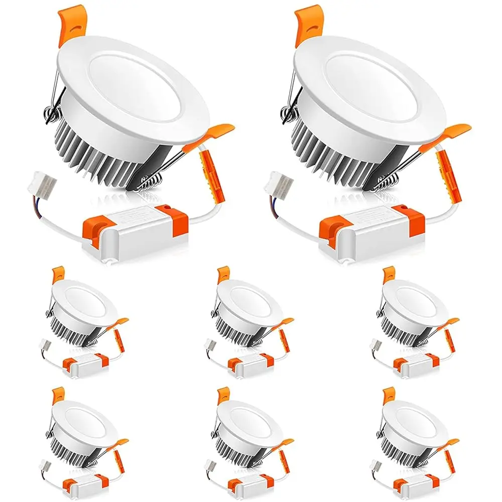 

2 H Led Recessed Lighting Dimmable Downlight, 3W(35W Halogen Equivalent), 6500K Daylight White, Cri80, Led Ceiling Light With