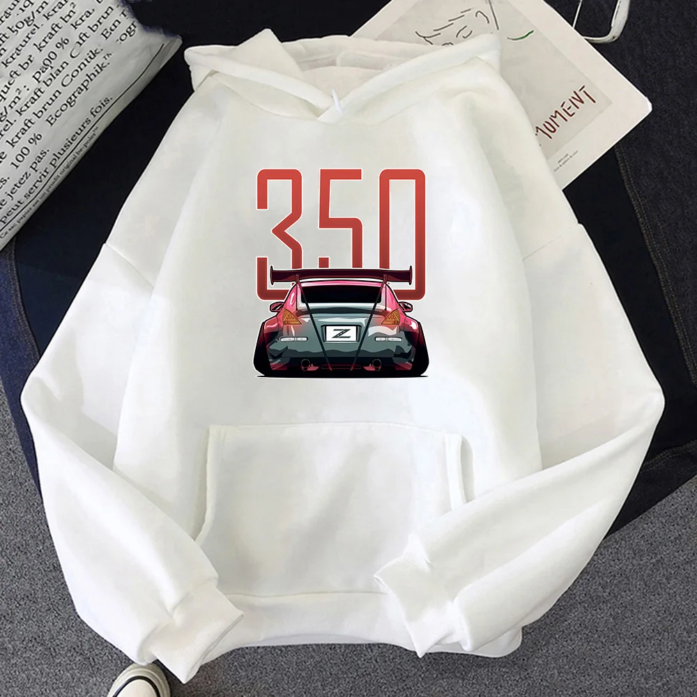 Anime Car Printing Sweatshirts Male/female Fleece Pullovers Streetwear Harajuku Hoodies Autumn Winter Long Sleeve Pullovers