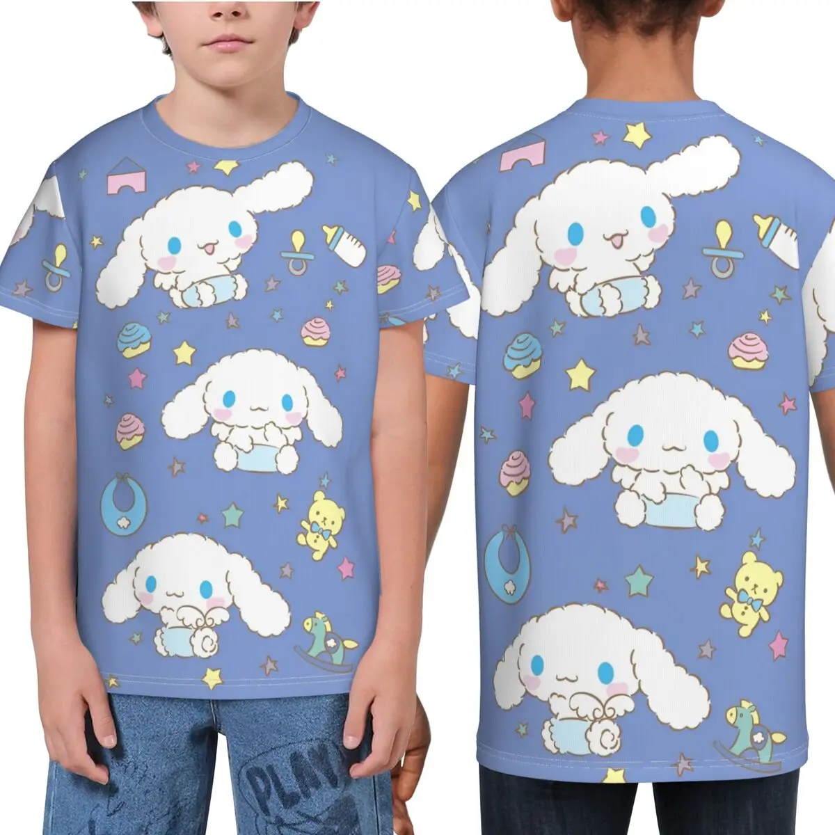 Sanrio Hello Kitty Friend Print Cute Cartoon T Shirt For Boy Girl keyword1 Breathable T-Shirt Wholesale Spring Tee Shirt Clothes