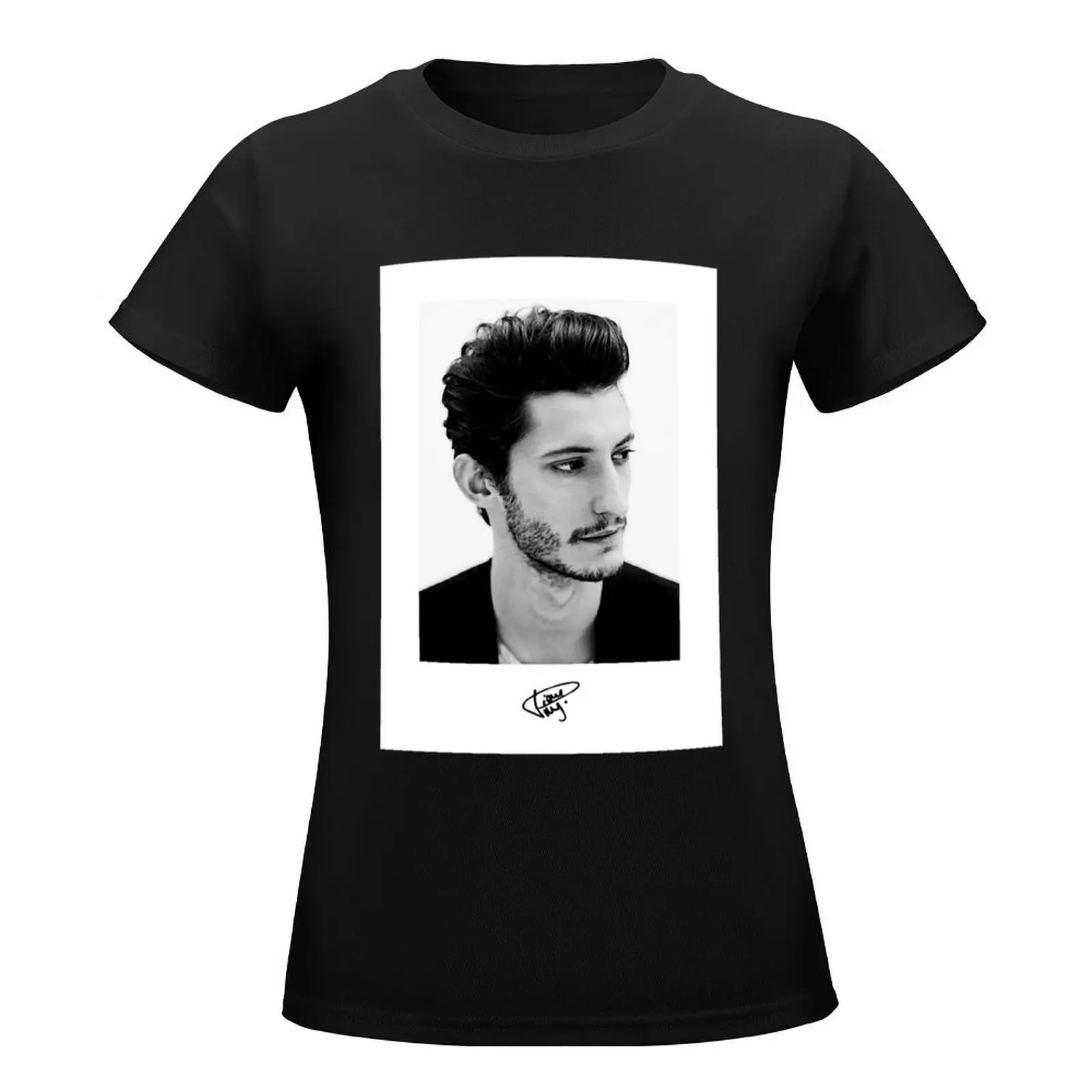 Pierre Niney French Actor Portraits T-Shirt kawaii clothes cute clothes summer tops t-shirts for Women graphic tees