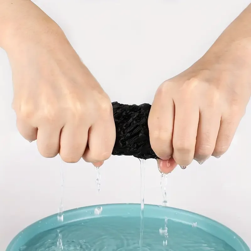 2 Buah/1 Buah Topi Rajut Rayon Jaring Rambut Rajut Jaring Ornamen Penutup Jaring Rambut Wanita Pendek Tebal untuk Tidur