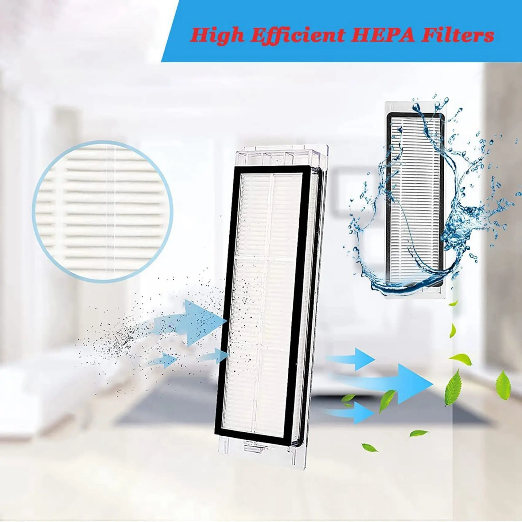 샤오미 Roborock 로봇 진공 청소기 예비 부품, S5 Max S6 Max S6 Pure S6 MaxV S50 S51 S55 S60 S65 S5 S6 용 액세서리