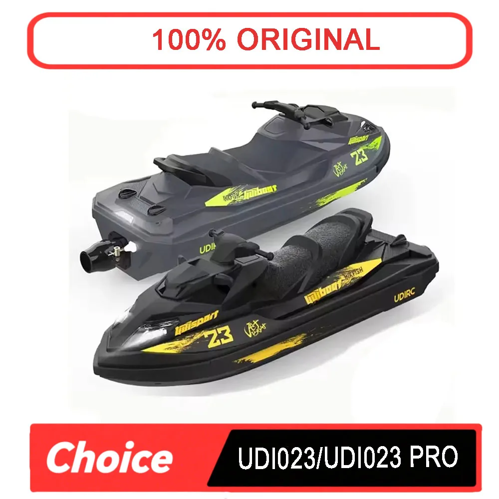 

UDIRC UDI023 RC Speedboat - 2.4G High-Speed, Waterproof Self-Righting, LED Lights RTR Jet Spray Remote Control Ship