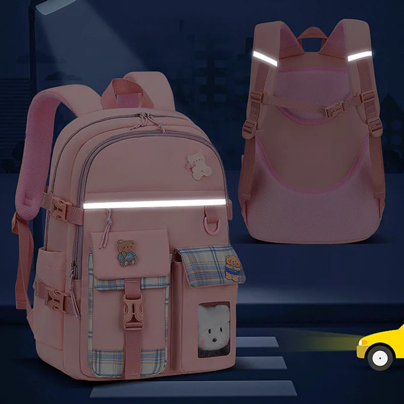 Cute Girls Waterproof Light Weight Backpack School Bags For students Kawaii School Bag Printing Backpacks