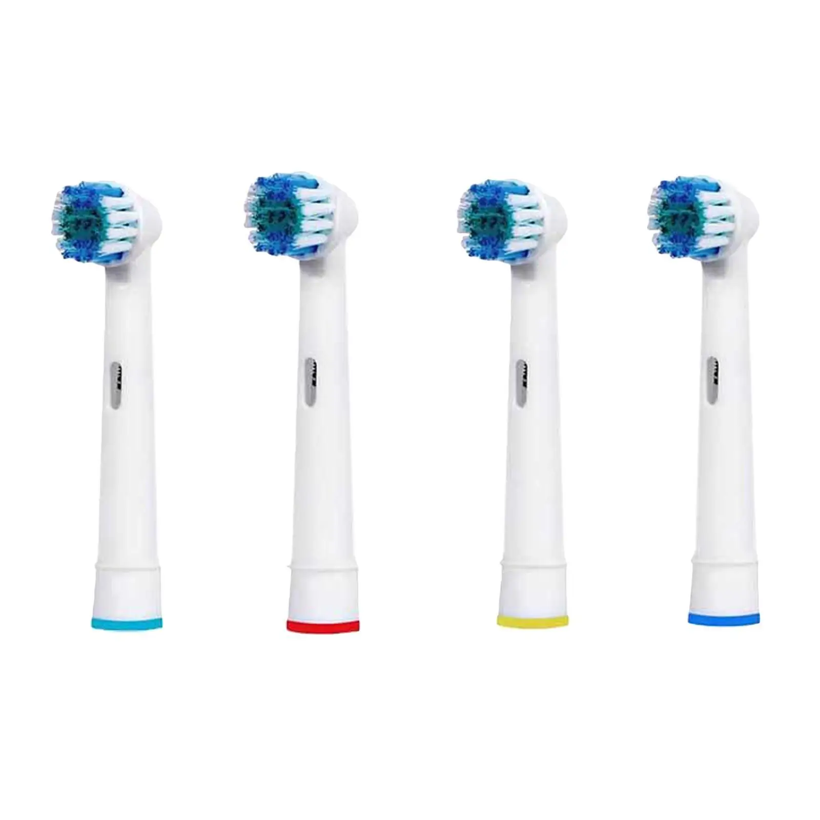 Replacement White Toothbrush Heads, for Refills for Electric Toothbrush, Deep and Cleaning, Pack of 4