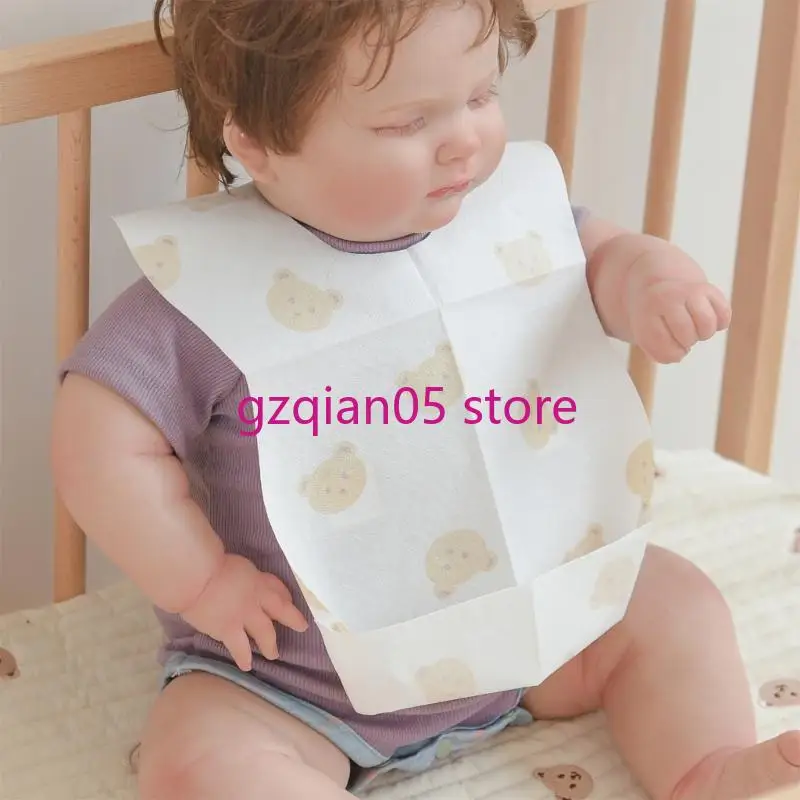 

N7me 50xfeeding Слюди для слюни впитывающие полотенце слюны Идеально подходит для ресторана и путешествий