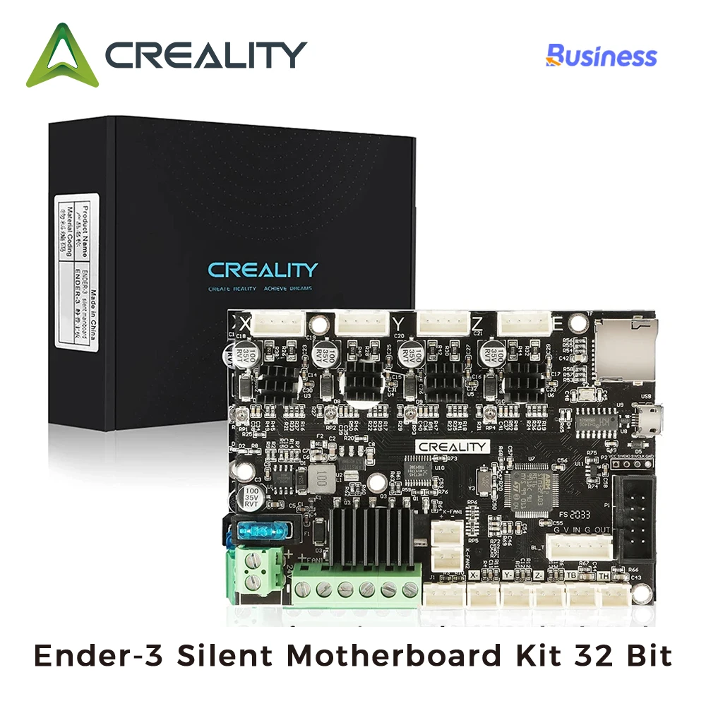 

Creality Ender-3 Silent Motherboard Kit 32Bit Noiseless High Performance All-round Heat Dissipation Integrated Drive and Control