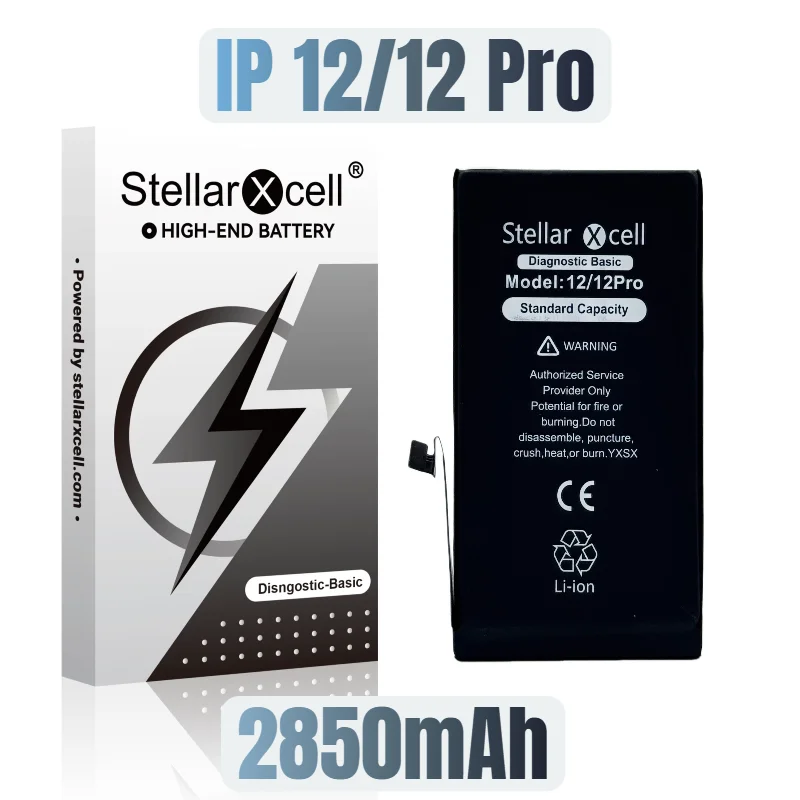StellarXcell Diagnostische Batterij Show100 gezond  Origineel voor iPhone 12 13 14 15 mini Plus Pro Promax met gratis tools