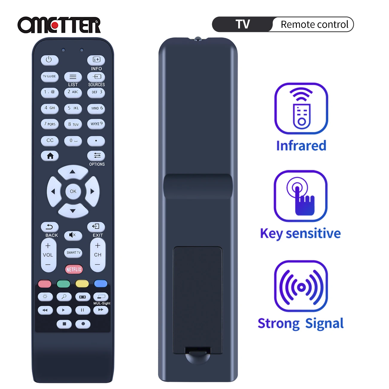 جهاز تحكم عن بعد أصلي جديد لـ AOC RC1994710/01 3139 238 28641 398GR08BEAC01R لـ NETFLIX SMART TV