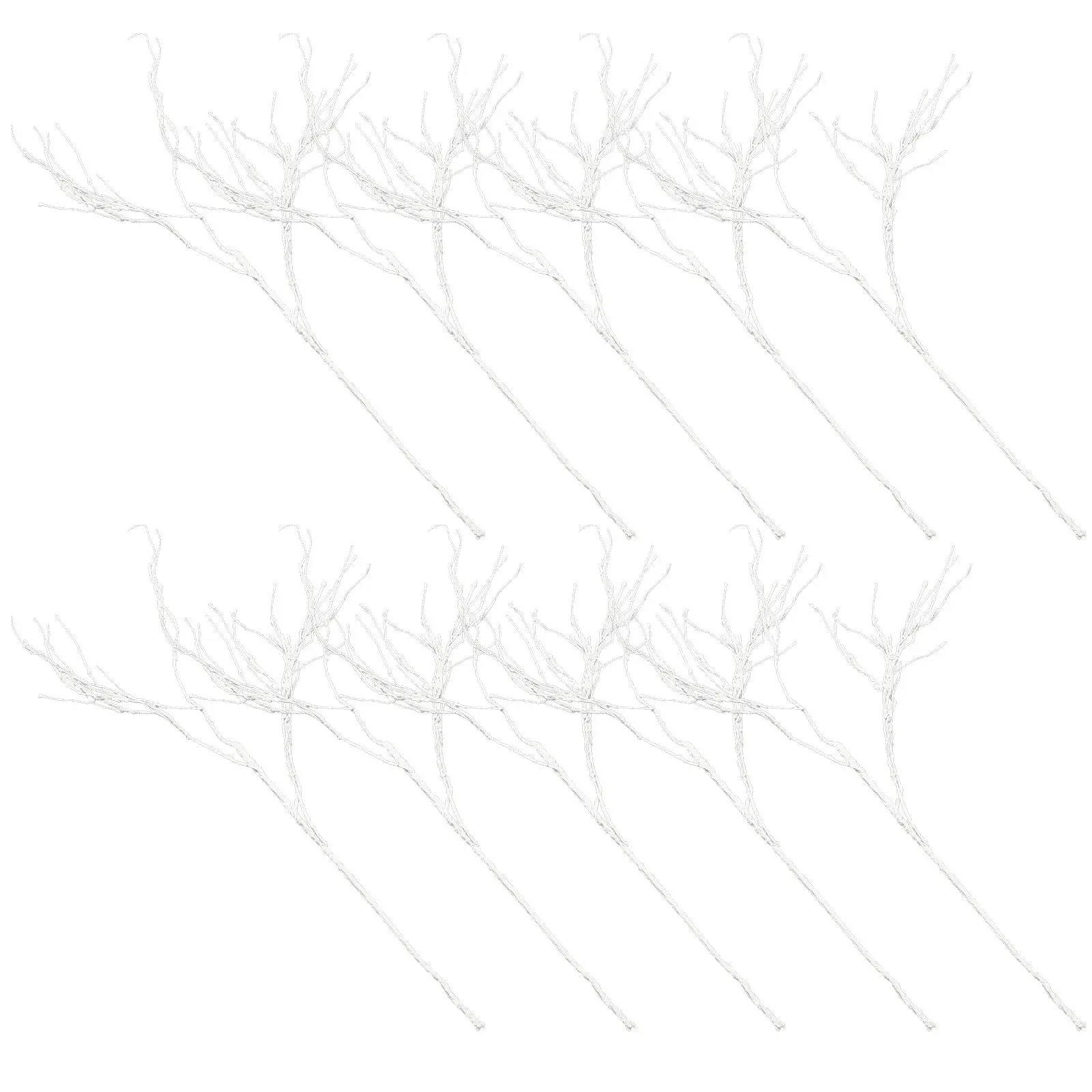 

10pcs Foam Coral Tree Branches Artificial White Birch Sticks For Vase Decor Faux Winter Filler Home Party Decoration