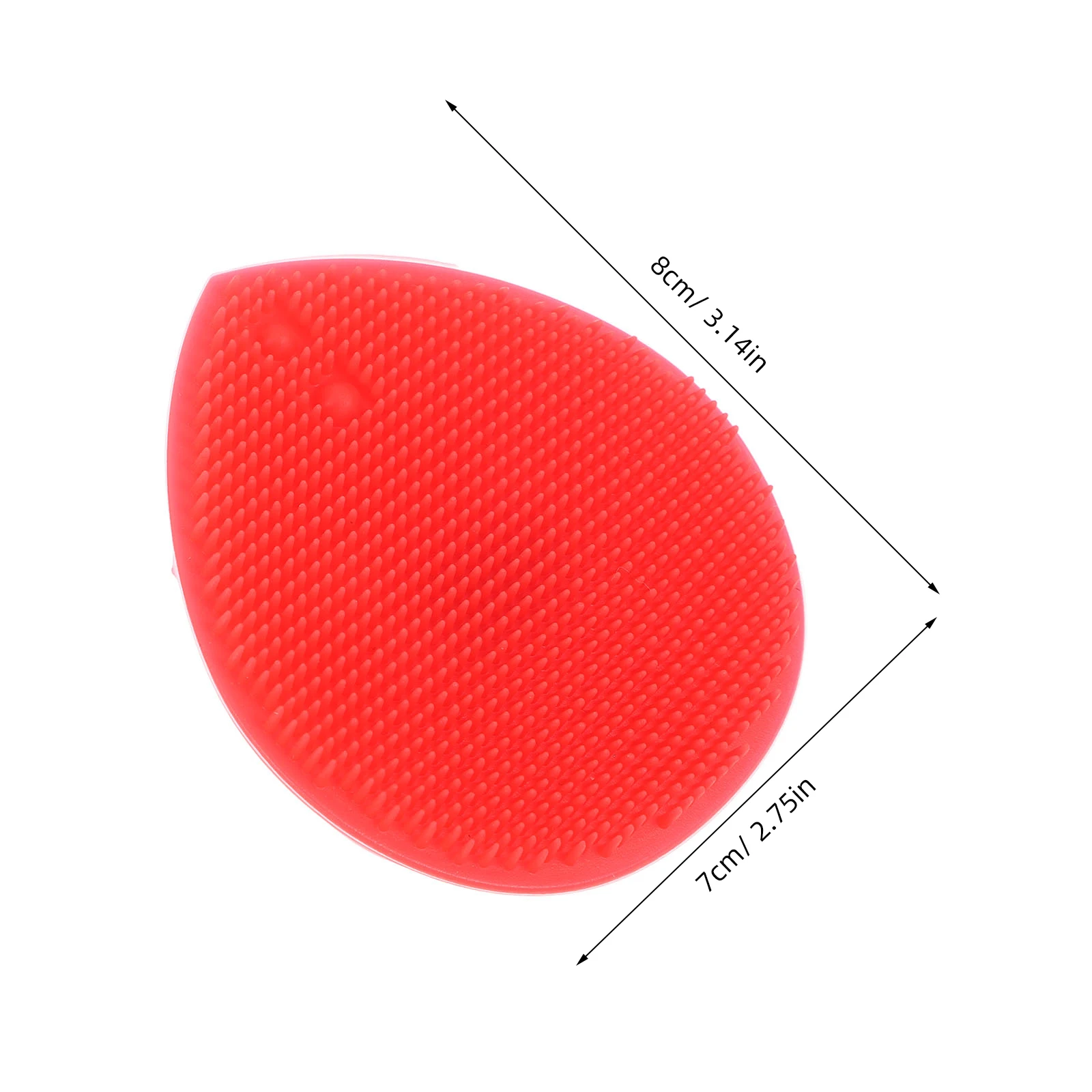 

5pcs Heart Shaped Bath Brush Silicone Massage Face Cleaning Kids Hair Shampoo Multifunctional Body Baby Scrubber Shower Tool