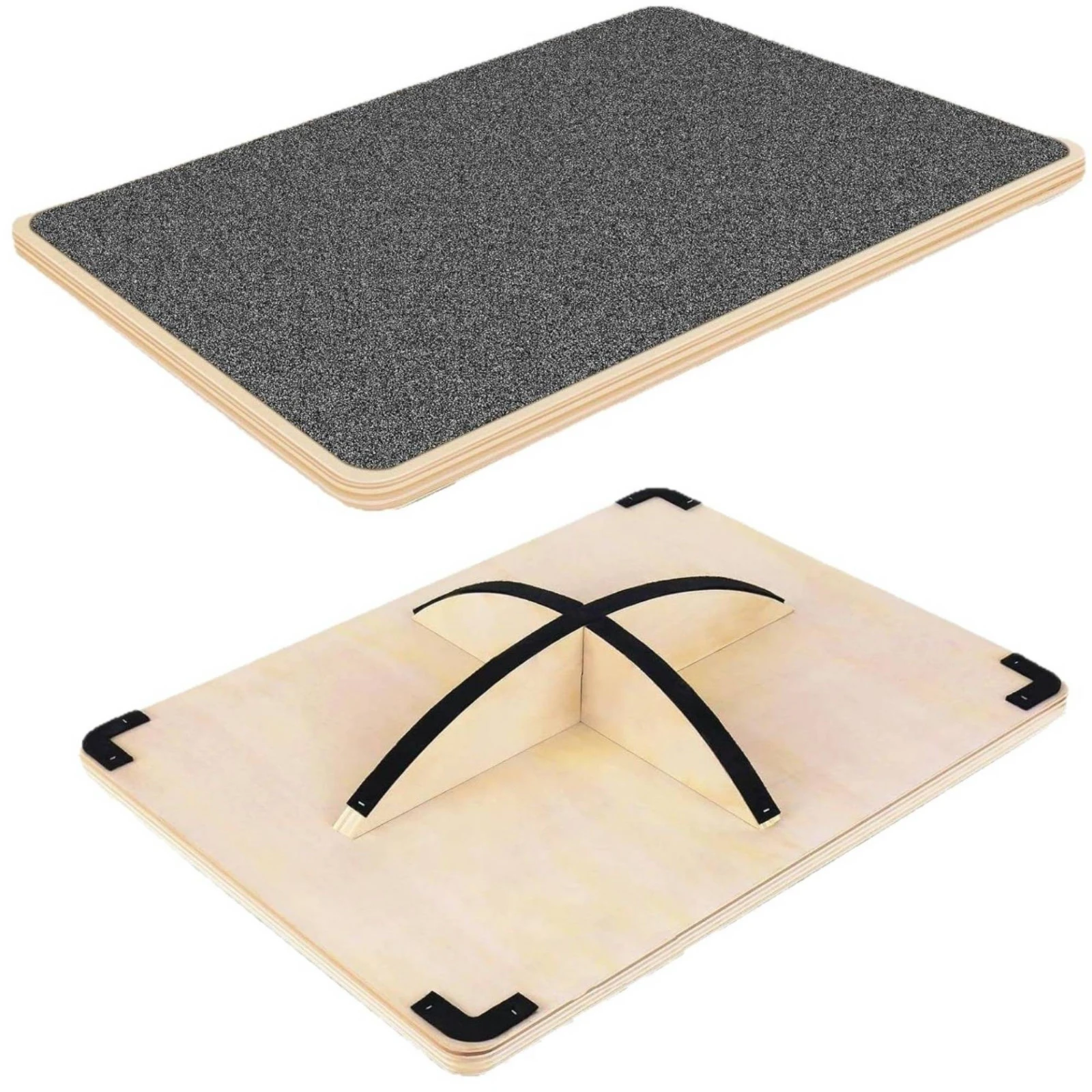 wooden-balance-board-coordination-training-rectangular-wobble-board-fitness-gear-core-strengthening-workout-ankle-mobility