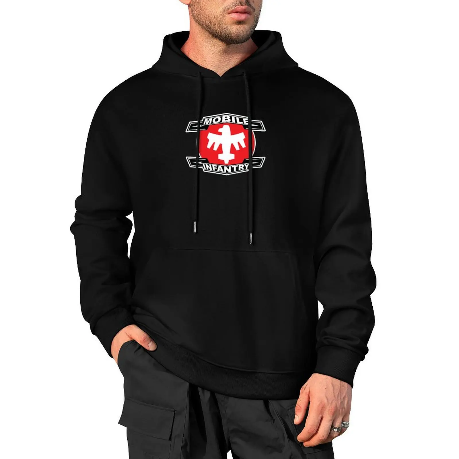 

Mobile Infantry Pullover Hoodie men clothes men's sweat-shirt autumn japanese hoodie