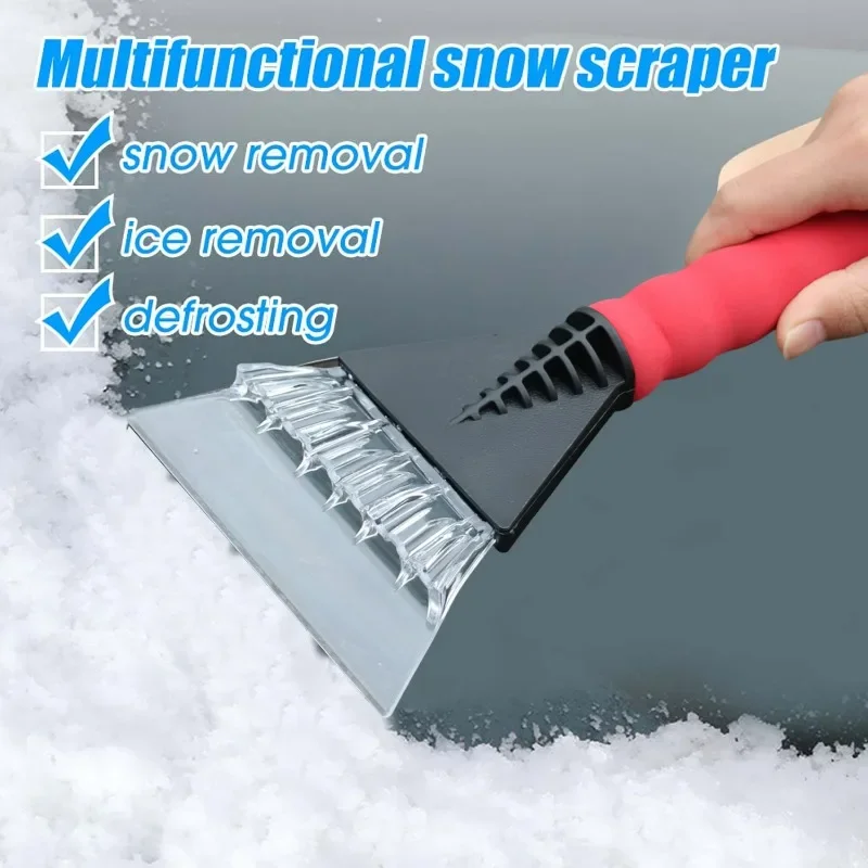 Car Ice Scraper Windshield Ice Breaker Quick Clean Glass Brushes Snow Remover Tool Auto Window Winter Snow Brushes Shovel