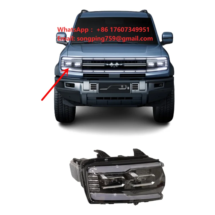 New BYD Leopard 5 Left Right Combination Front Lamp Assembly Aluminum Alloy Complete Lighting System 2023- Retrofit Upgrade