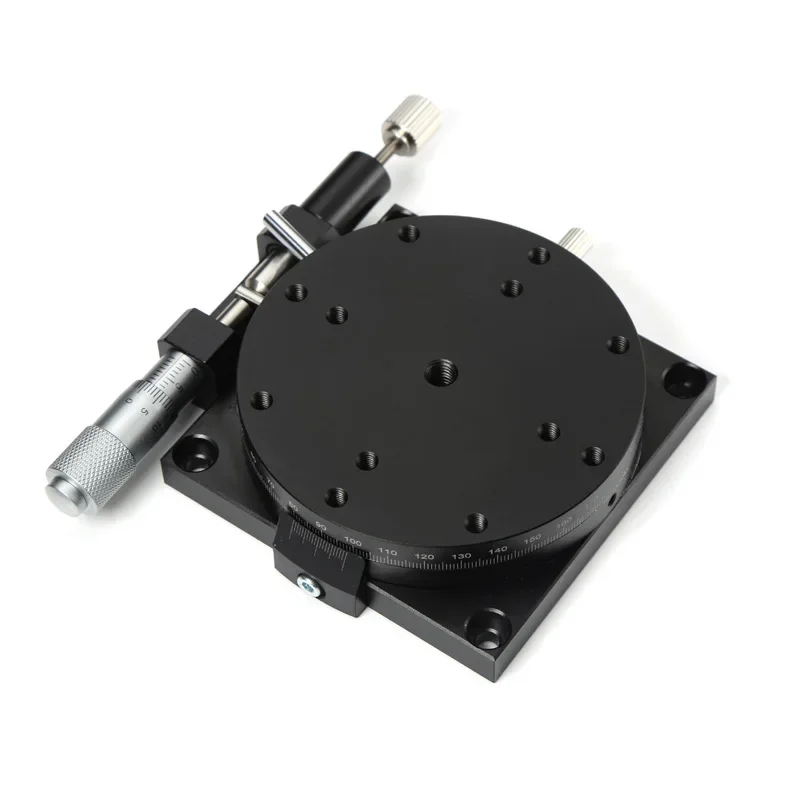 

R-axis manual rotation platform precision fine-tuning sliding table angle alignment adjustment indexing disc RSP90/125/60/40