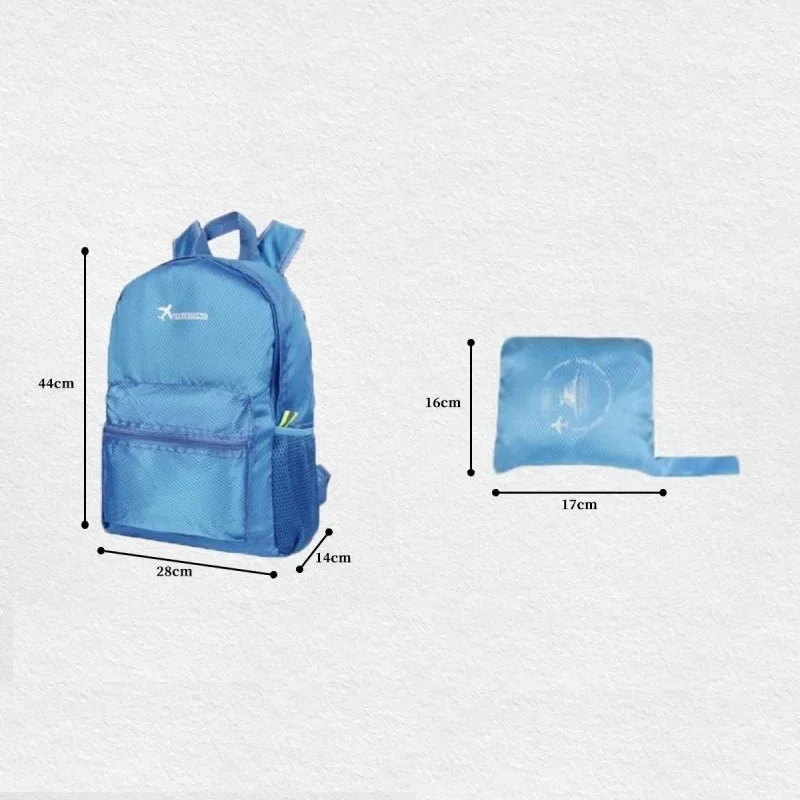 경량 접이식 배낭 남성 초경량 방수 배낭, 여성 여행 캠핑 하이킹 배낭, 맞춤형 로고, 25L