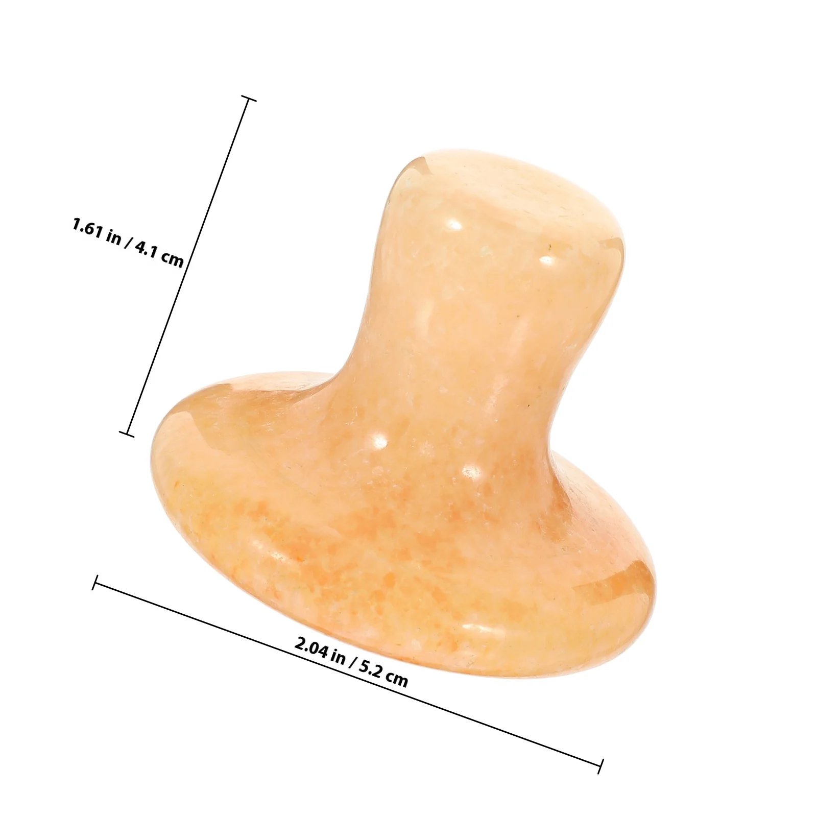 Jade Stone Face Massager Mushroom Shape Comfortable Skin-Friendly Face Guasha Tool Facial Massage Roller Neck Shoulder Feet