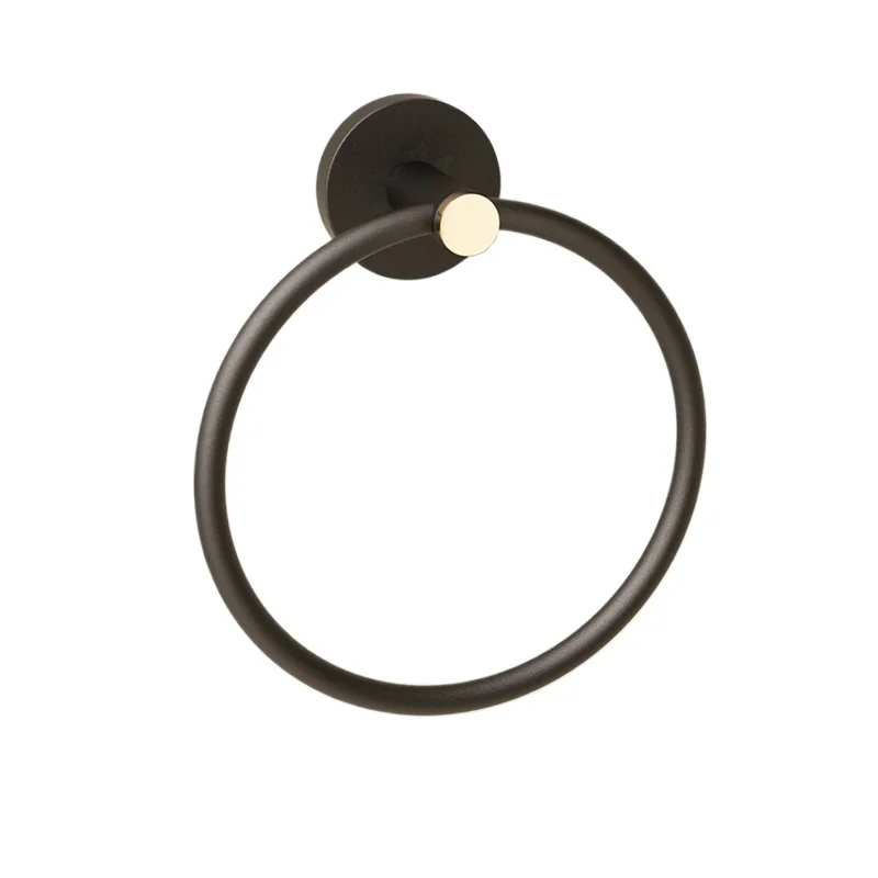 Cream wind bathroom towel ring stainless steel towel hanging toilet towel ring washbasin wall hanging