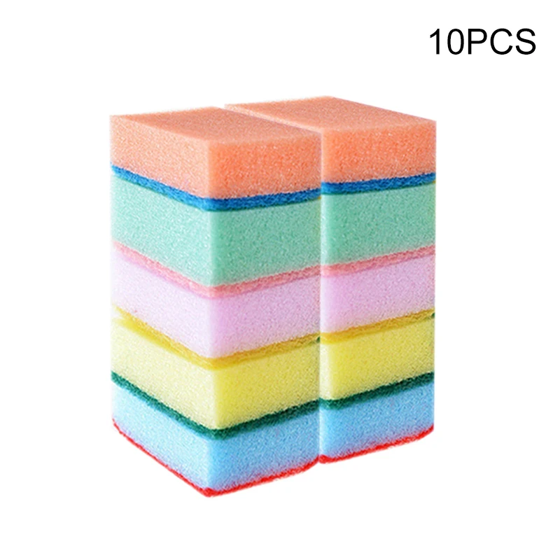 1/10PCS Creativity Household Magic Dishwashing Sponge Kitchen Bathroom Migic Cleaning Wipe Miracle Sponge Strong Scouring Pad