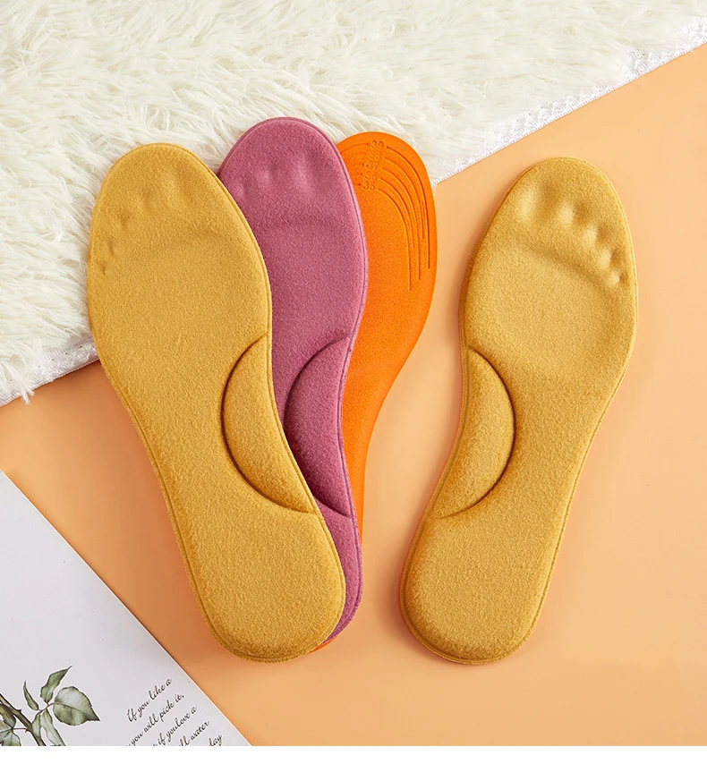 1 زوج تدليك الدافئة كومة الأحذية النعال سوبر لينة اللاتكس نعل رياضي للأقدام تشغيل سلة الحذاء وحيد قوس دعم العظام #1