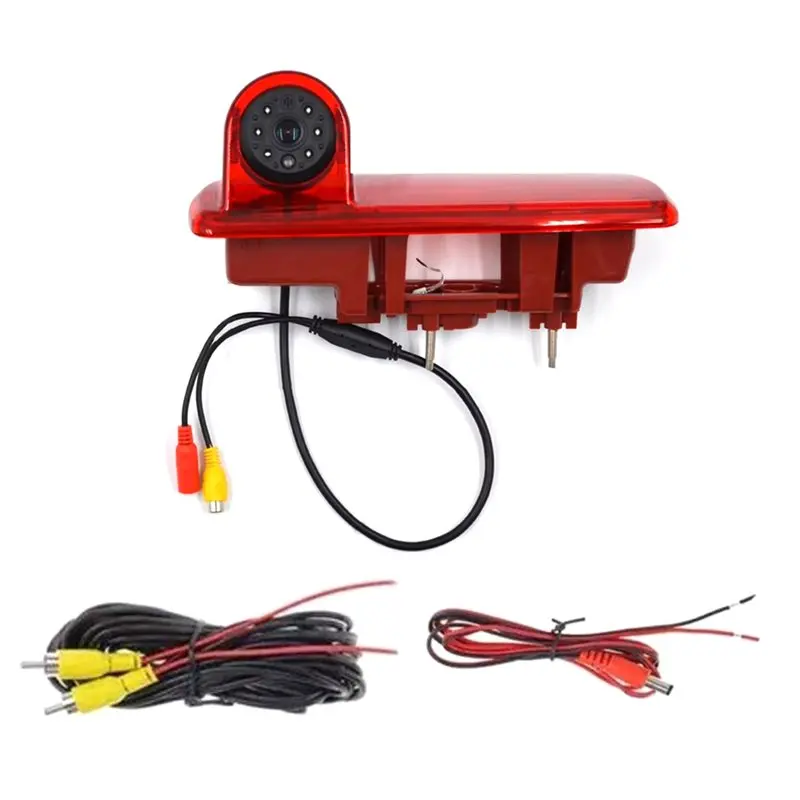 IR Night Vision Reversing Image Camera Backup System High Brake Light For Opel Vivaro Renault Trafic Rear View Camera