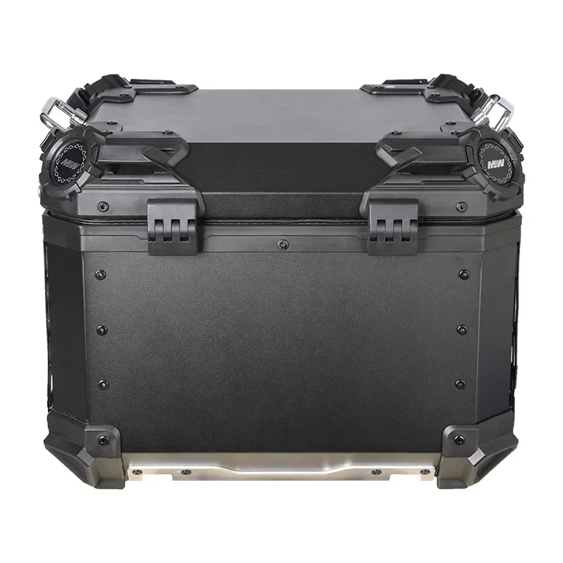 55L 45L Motorcycle Trunk Rear Luggage Top Case Tool Box Storage Topcase Toolbox Tail Travel Topbox Aluminum Waterproof Universal