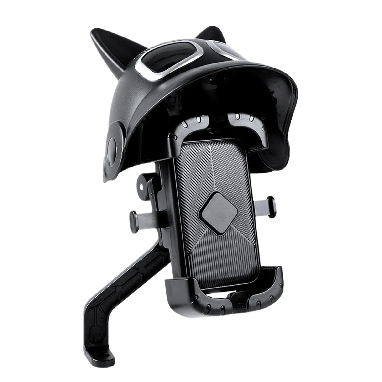 Motorcycle Phone Mount 360 Rotation Helmet Design Rack Fit 3.5-7.2 Inch Mobile Motorcycle Cell Phone Mount For Rearview Mirror